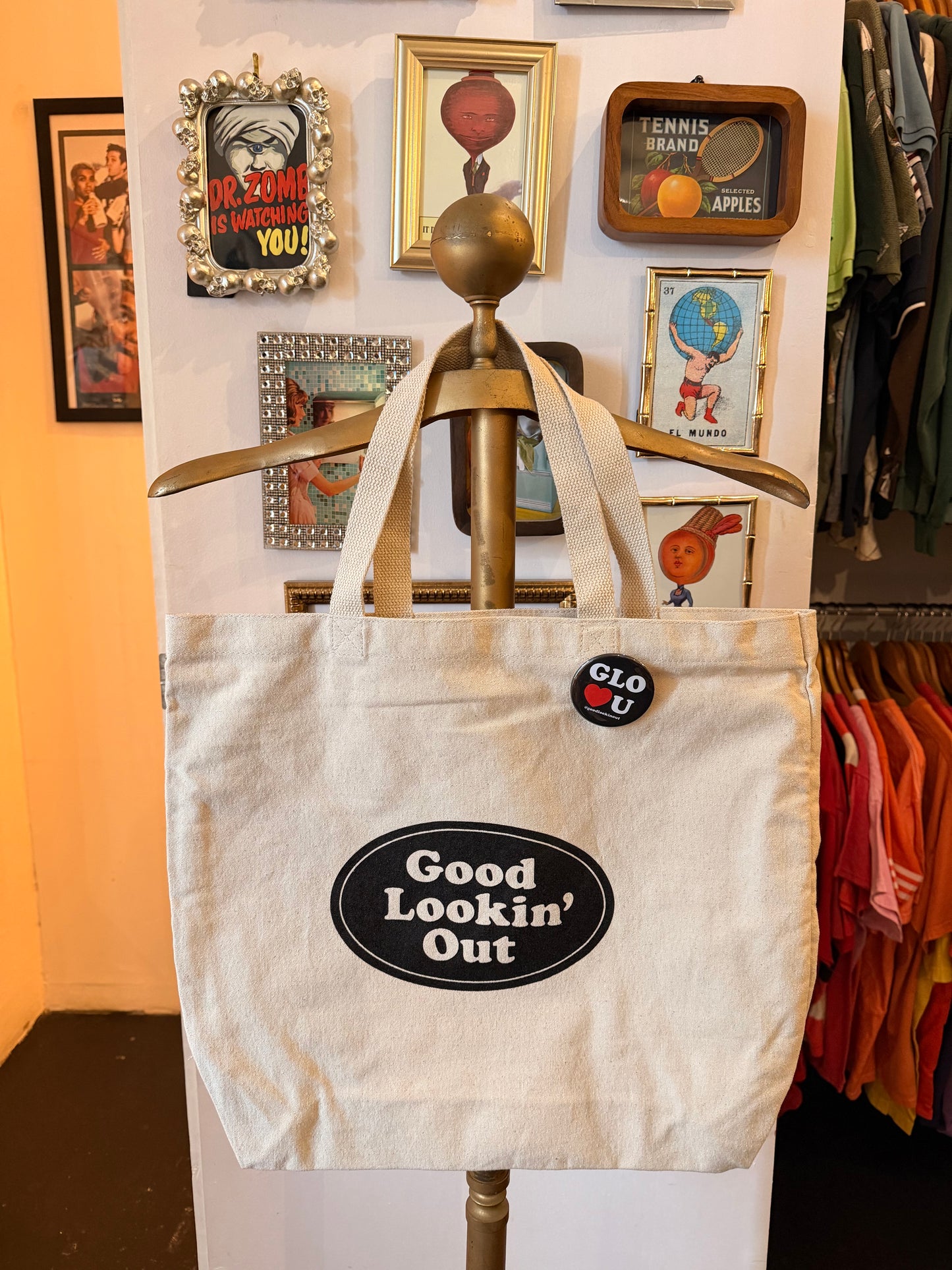 GLO Logo Tote (Natural)