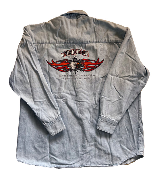 Laughlin Run Denim Button Up (X-Large)