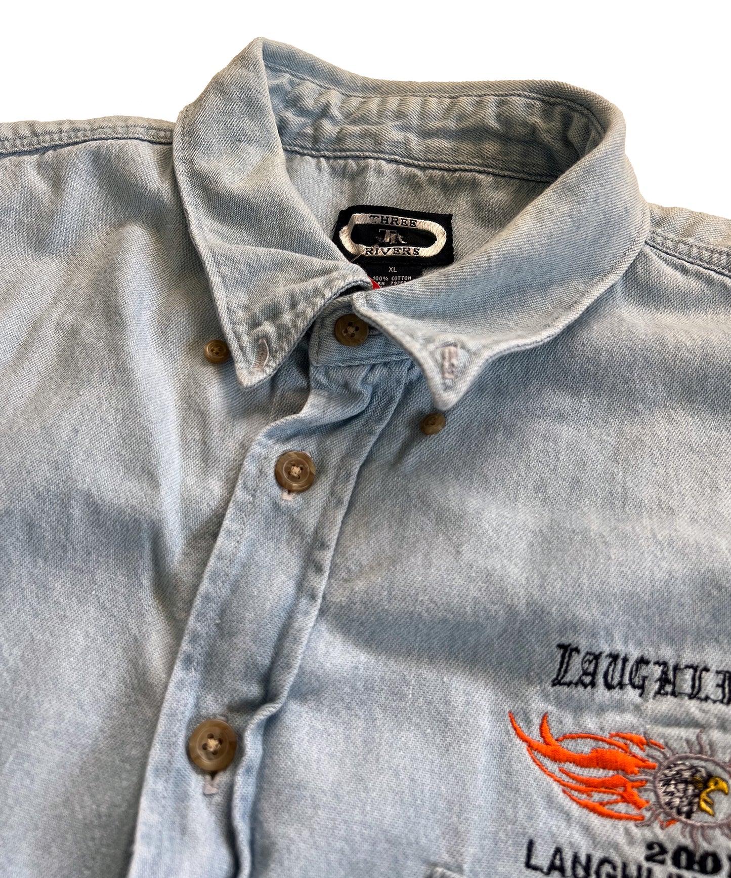 Laughlin Run Denim Button Up (X-Large)