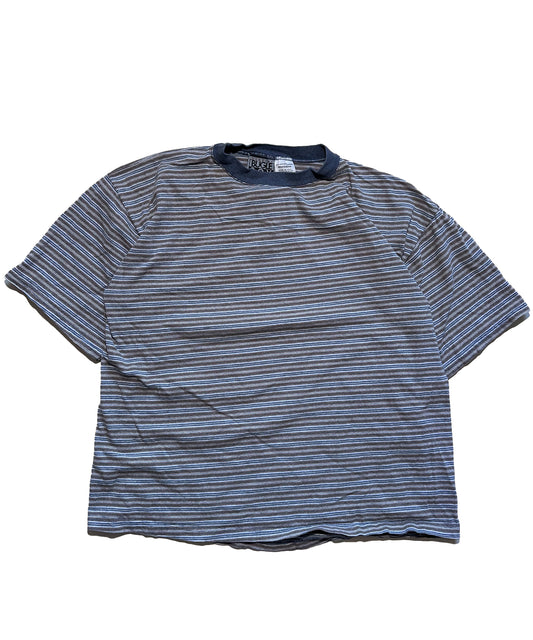 Vintage Striped Bugle Boy Tee (Large)