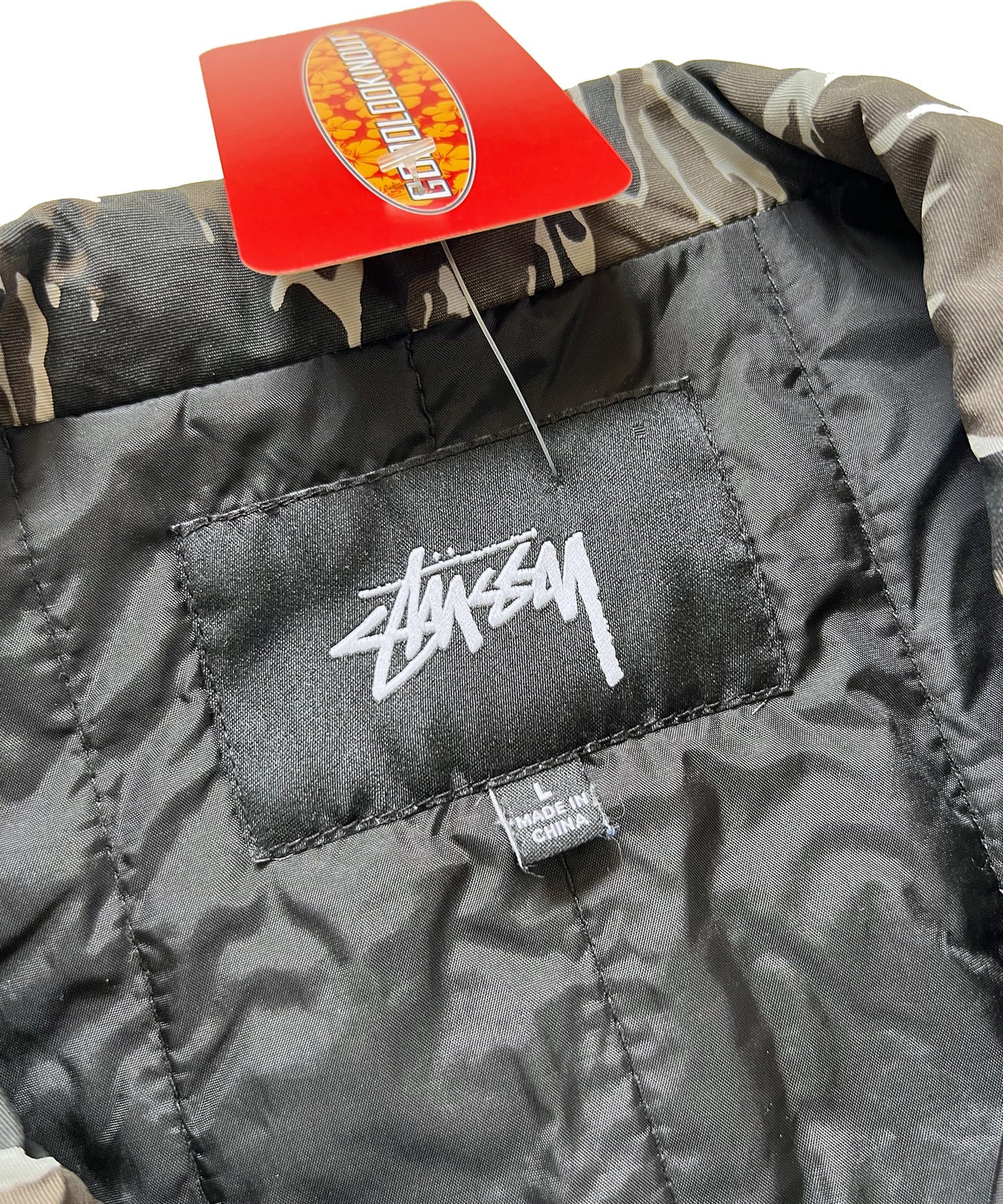 Stussy Nylon Camo Vest (Large)