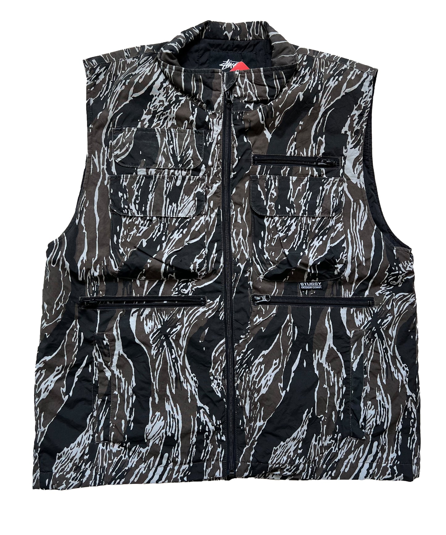 Stussy Nylon Camo Vest (Large)