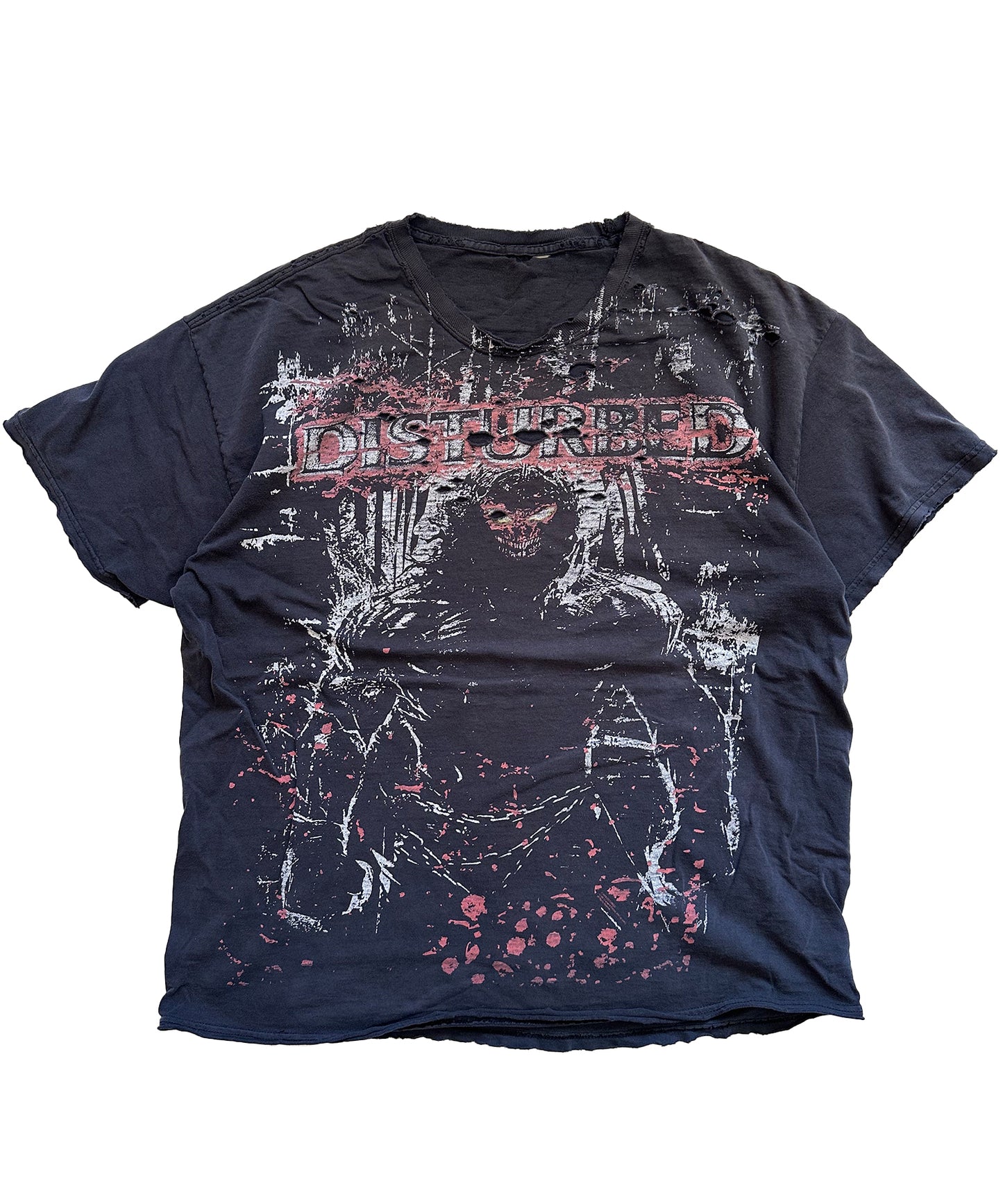 Super Distressed Disturbed Tee (Large)