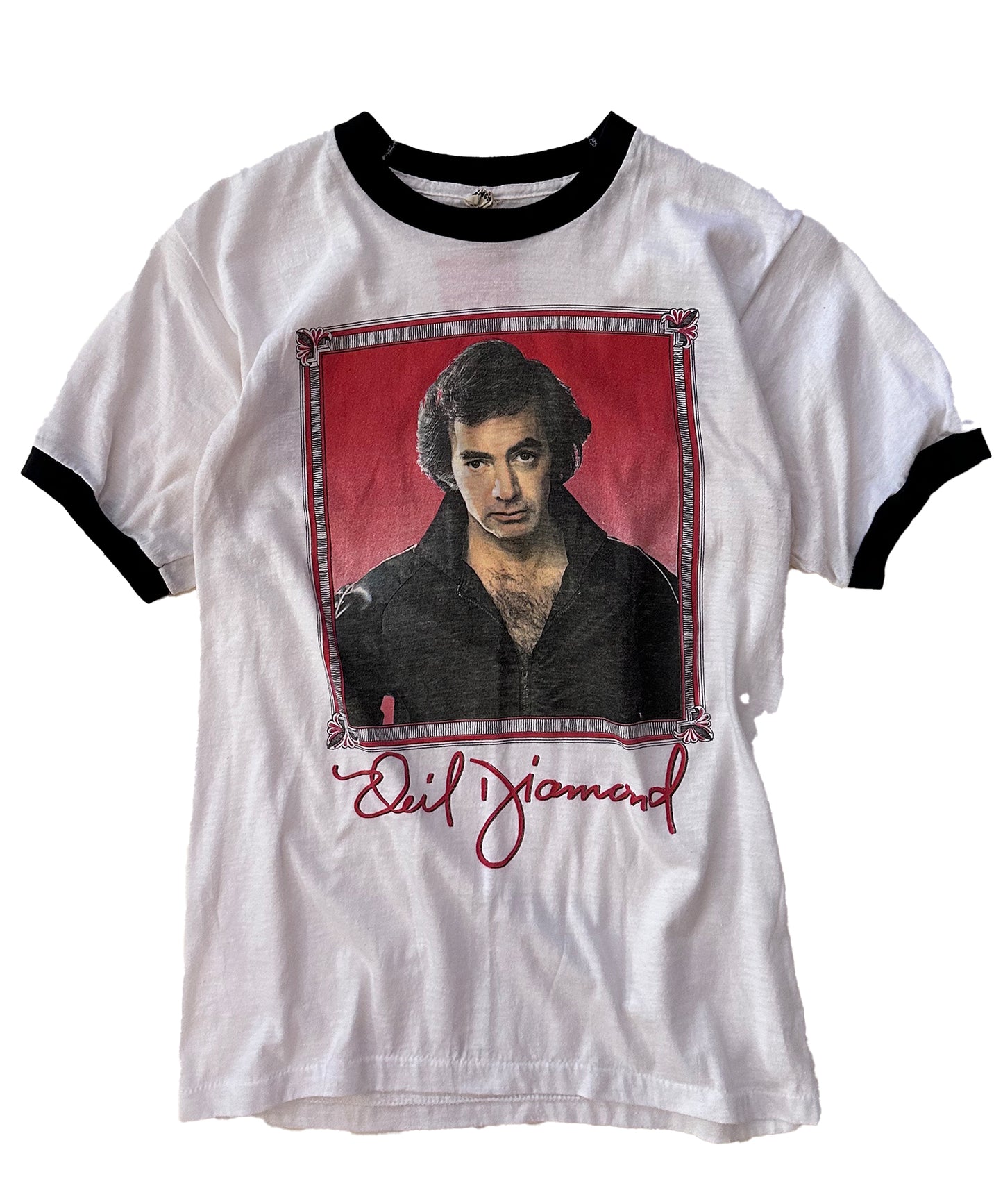 Vintage Neil Diamond Ringer Tee (Small)