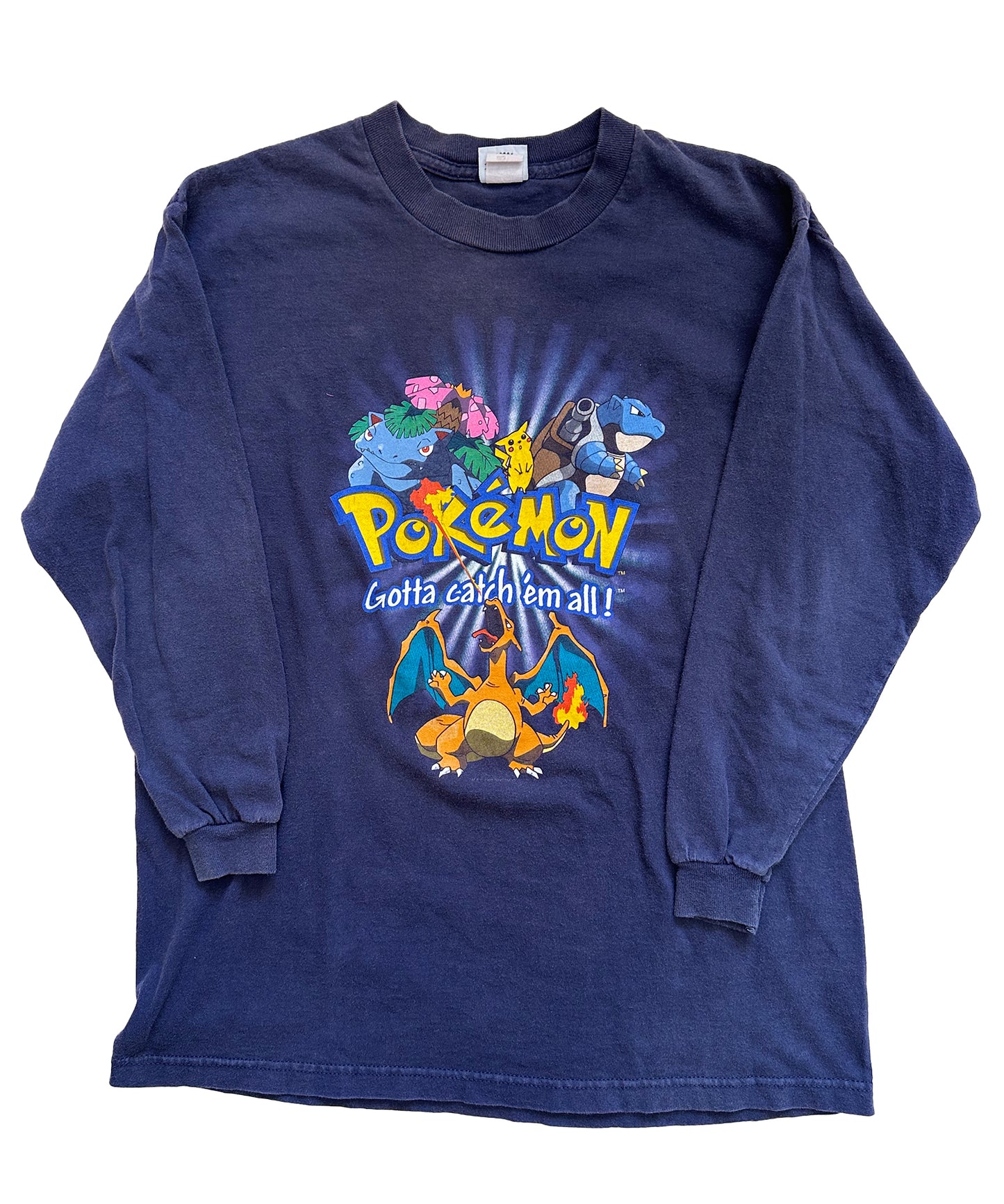 Vintage 1999 Pokemon Long Sleeve Tee (Small)