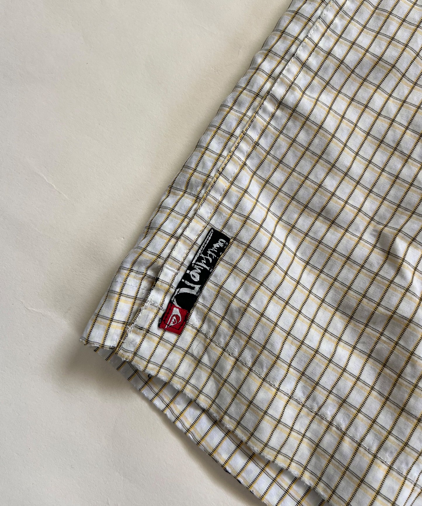 Y2K Quiksilver Plaid Button Up (X-Large)