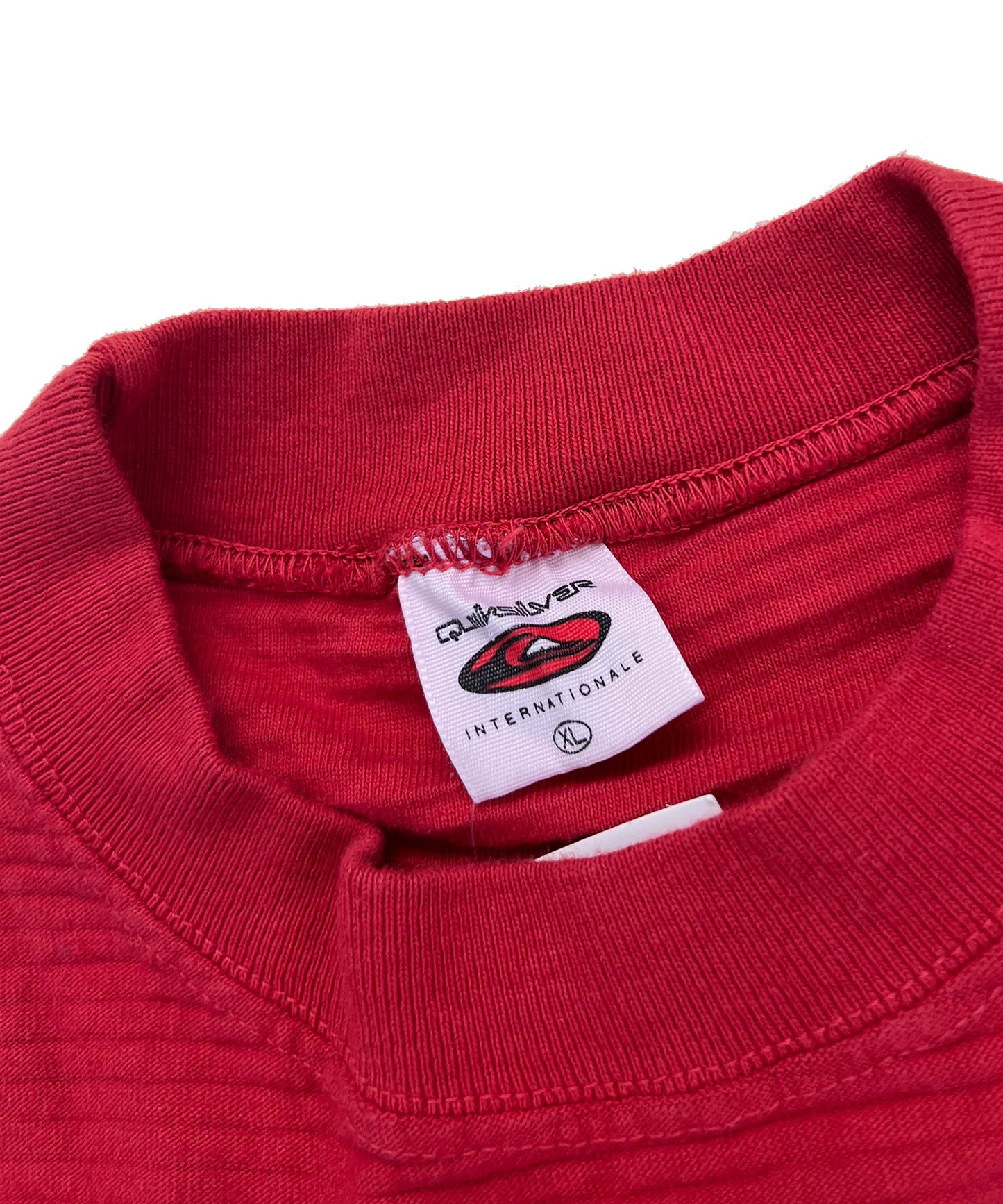 Y2K Ribbed Quiksilver Tee (X-Large)