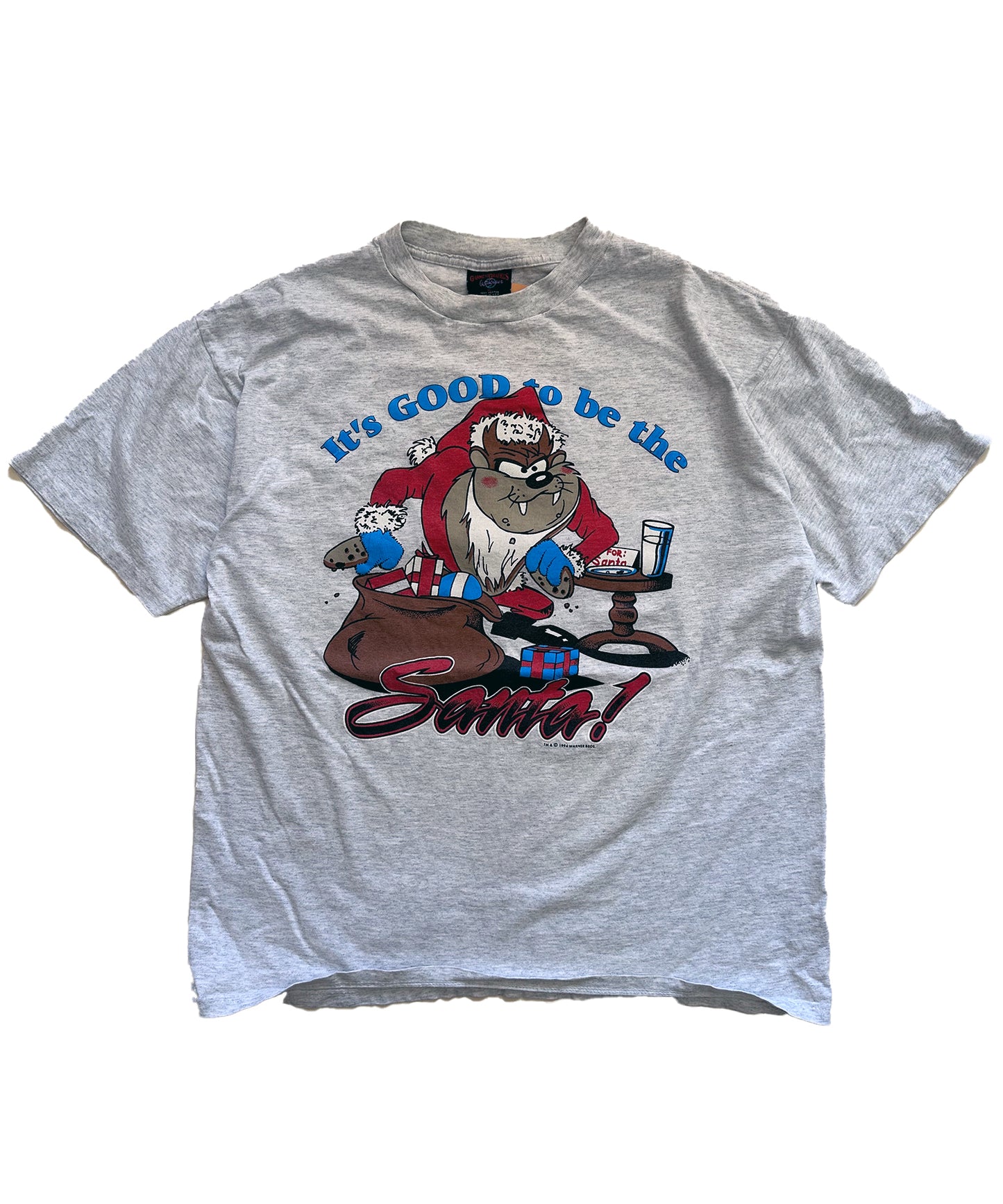 Vintage 1994 Taz Santa Tee (XL)