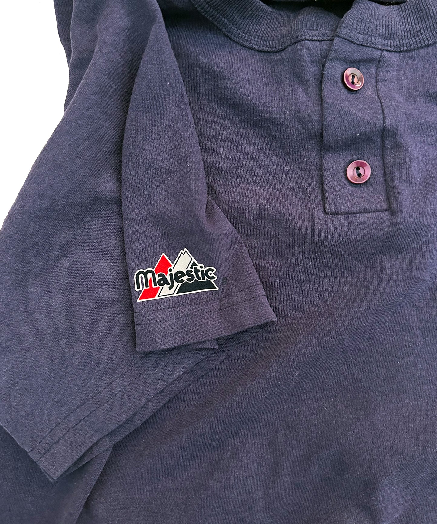Vintage Majestic Detroit Tigers Henley (Large)