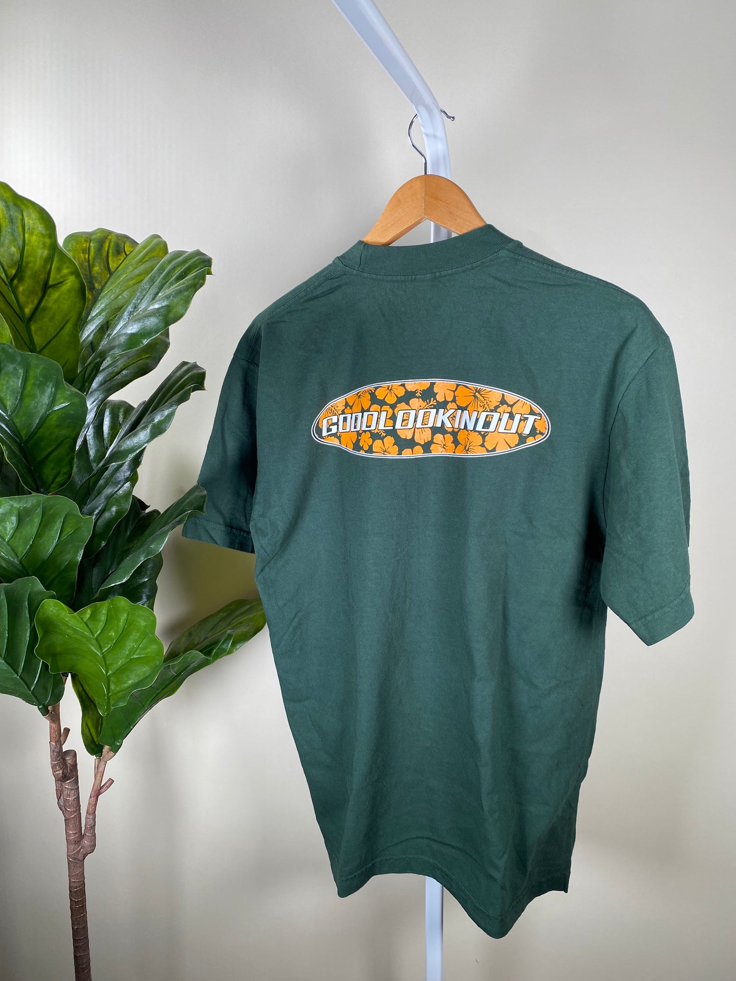 GLO Green Floral Tee