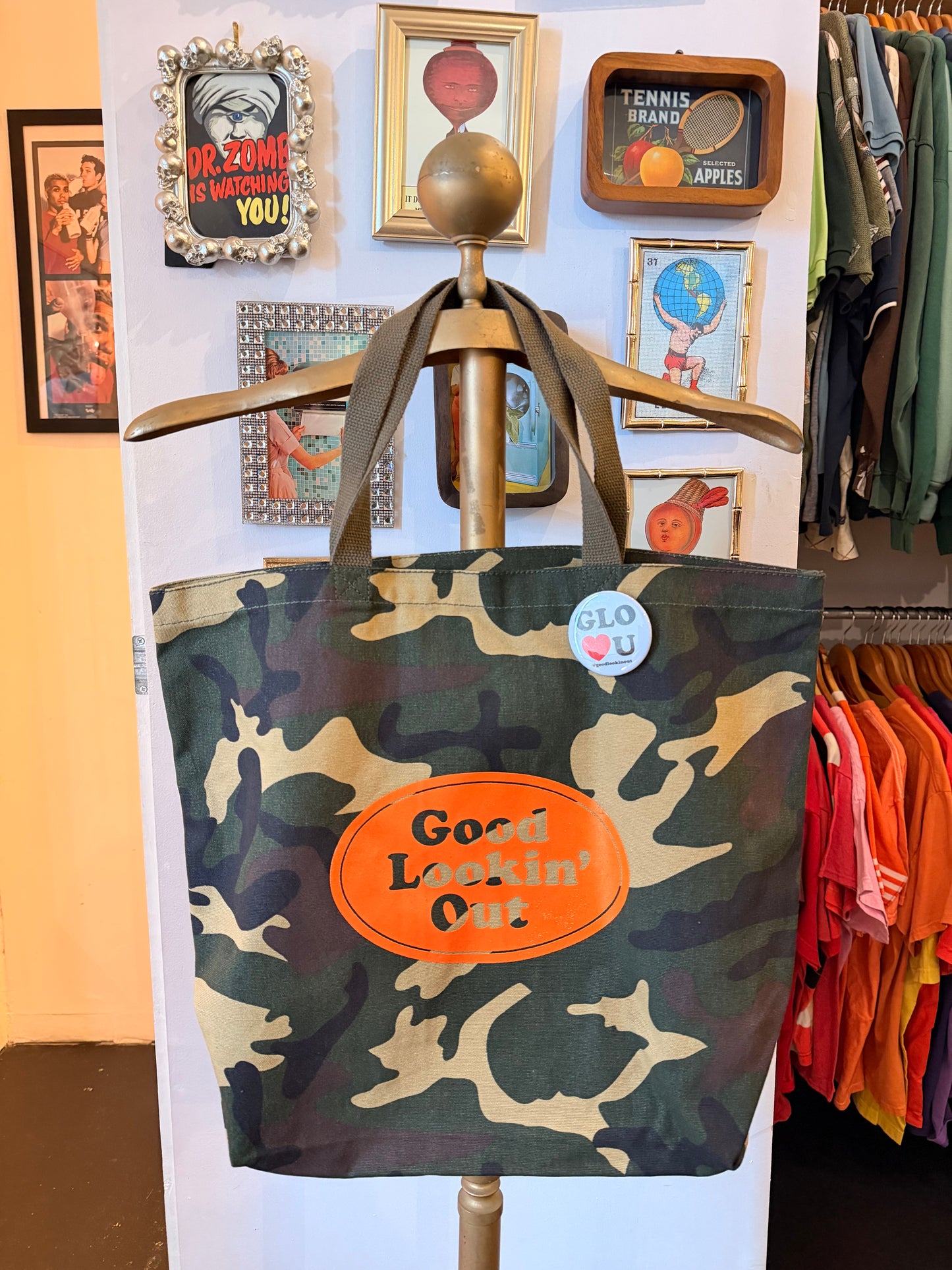 GLO Logo Tote (Camo)