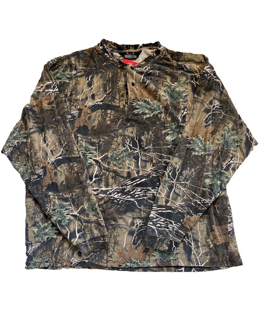 Guidegear Realtree Camo Henley (2X)