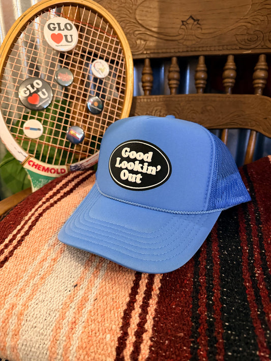 GLO Logo Trucker Hat (Light Blue)