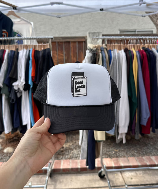 Washer Trucker Hat (White/Black)