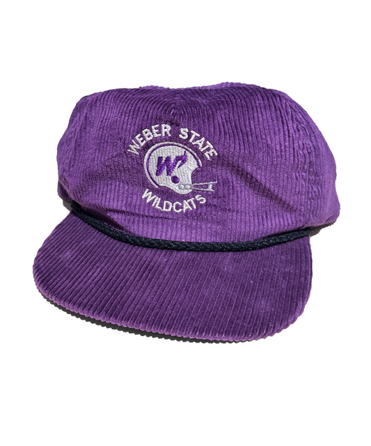 Vintage Weber State Wildcats Cord Hat