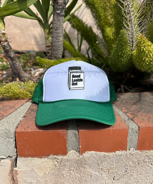 Washer Trucker Hat (White/Green)