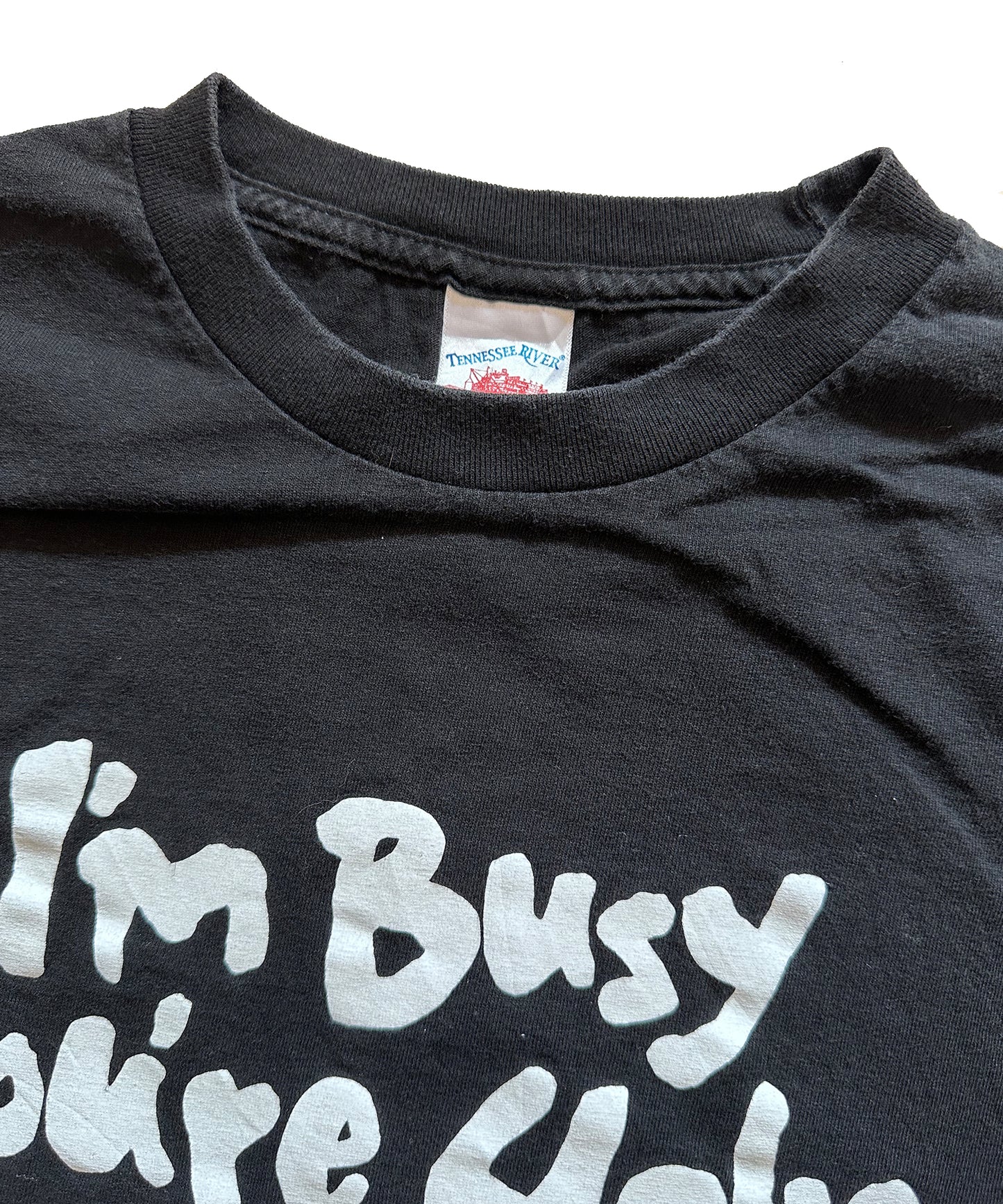 "Im Busy You're Ugly" Statement Tee (L)