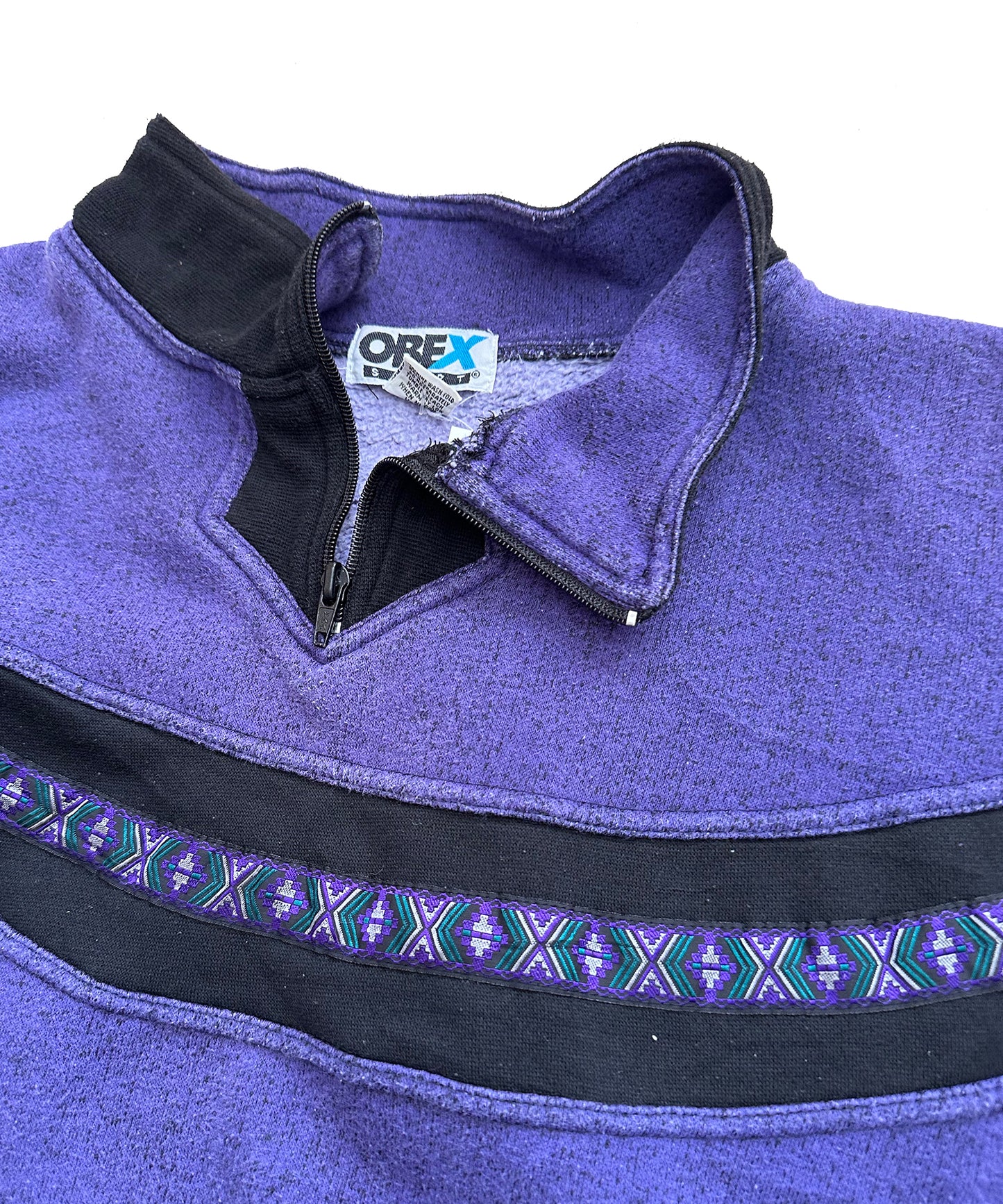 Vintage Obex Quarter Zip Sweater (XL)