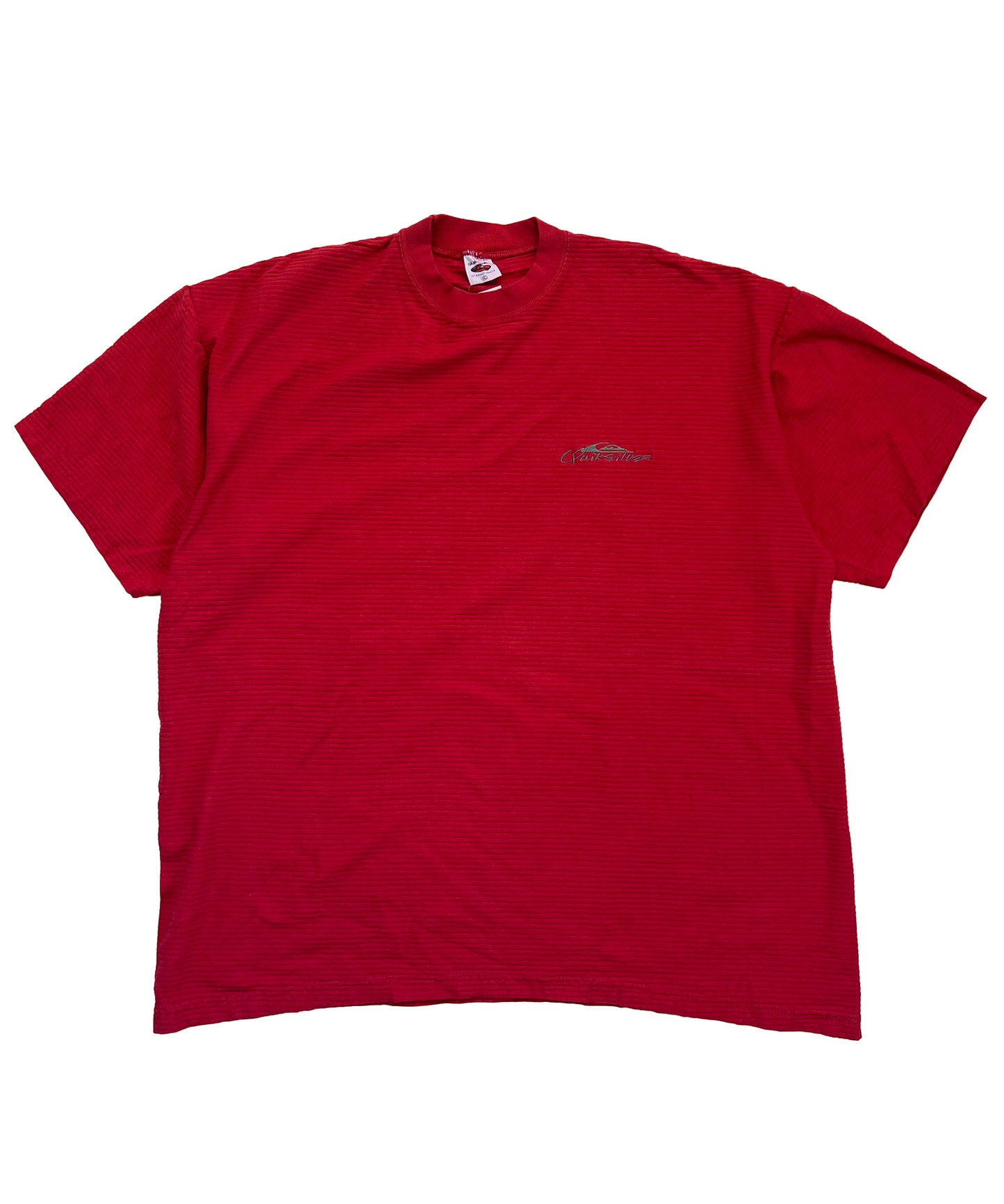 Y2K Ribbed Quiksilver Tee (X-Large)