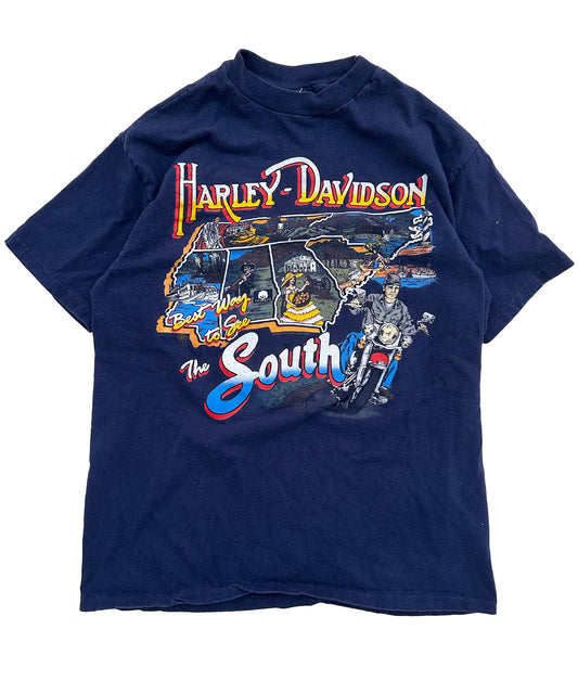 Vintage 1989 Harley Davidson The South Tee (Medium)