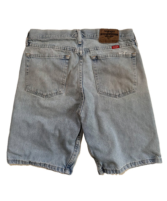 Wrangler Light Wash Jorts (32)