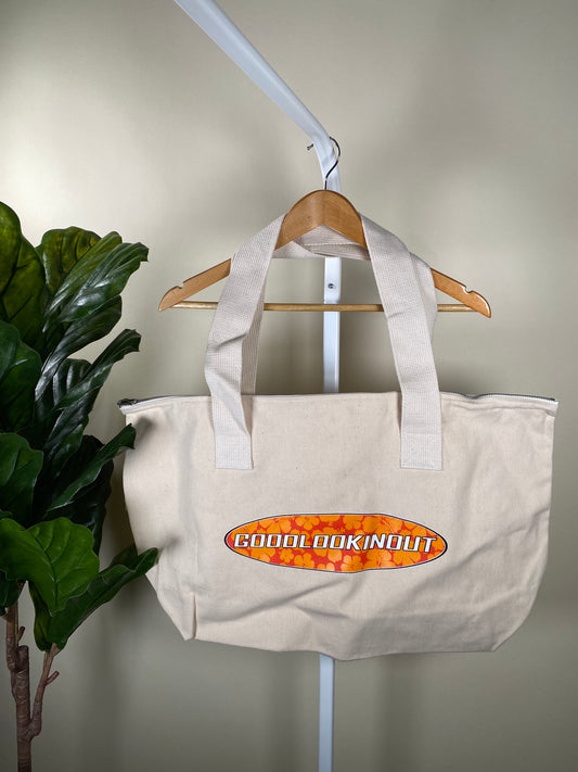 GLO Floral Tote Natural