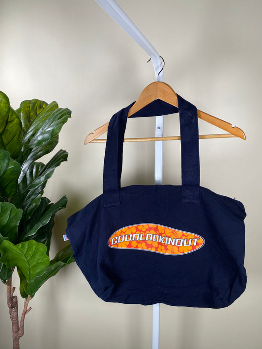 GLO Floral Tote Navy